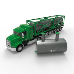 Фото емкости подземной стальной ЕП 18 м3 Емкость подземная стальная ЕП 18 кубов