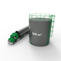 Резервуар (емкость) вертикальный стальной РВС 500 кубов 