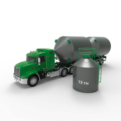 Металлический силос с плоским дном 10 м3 (13 тн)