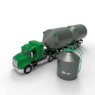 Силос 20 м3 (26 тонн) с плоским дном