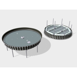 фото понтон алюминиевый поплавкового типа для резервуар